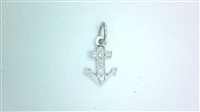 Pendant Bolzoni in White Gold Diamante 0.03 Ct ANCORA DIA CT 0.03 H/SI - ANCORA DIA CT 0.03 H/SI
